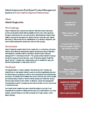 Abbott Case Study Abbott Case Study